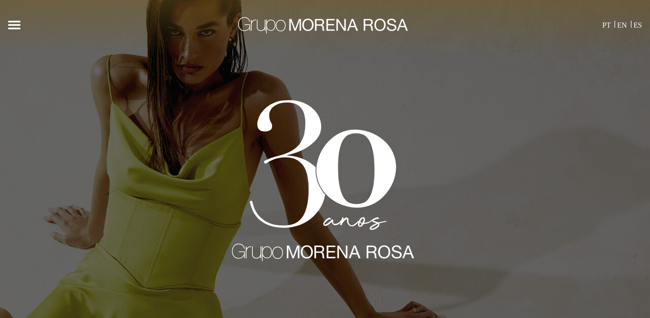 Site do Grupo Morena Rosa